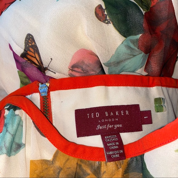 Ted Baker London Rose Floral Bugs Maxi Dress Gown - Picture 8 of 10